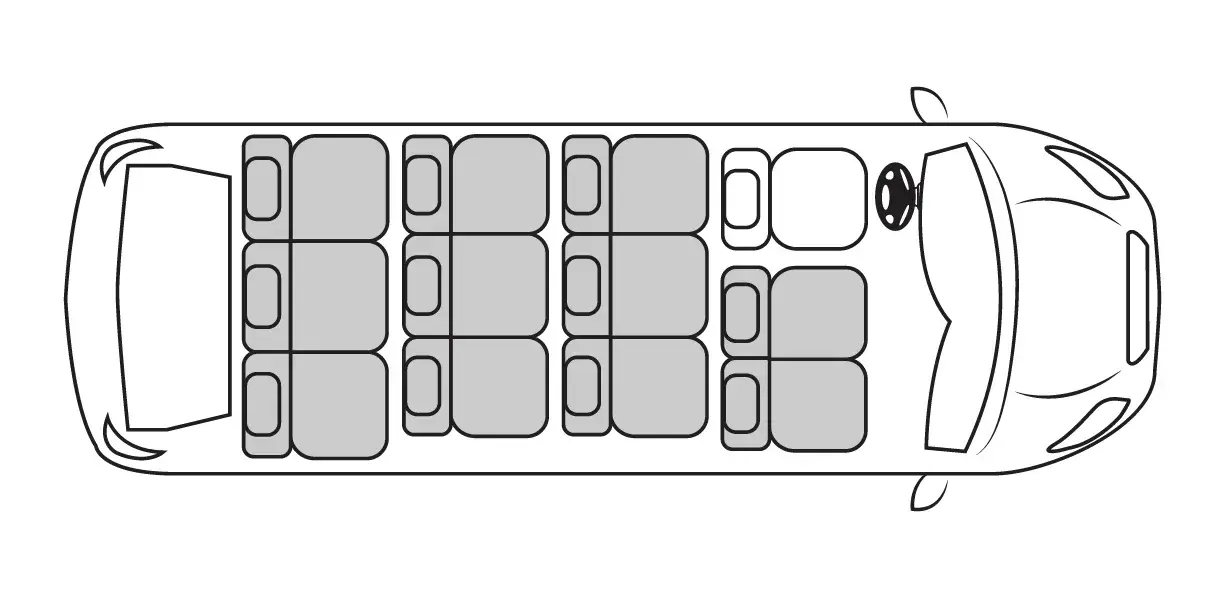 mercedes 11-seat sprinter transfer