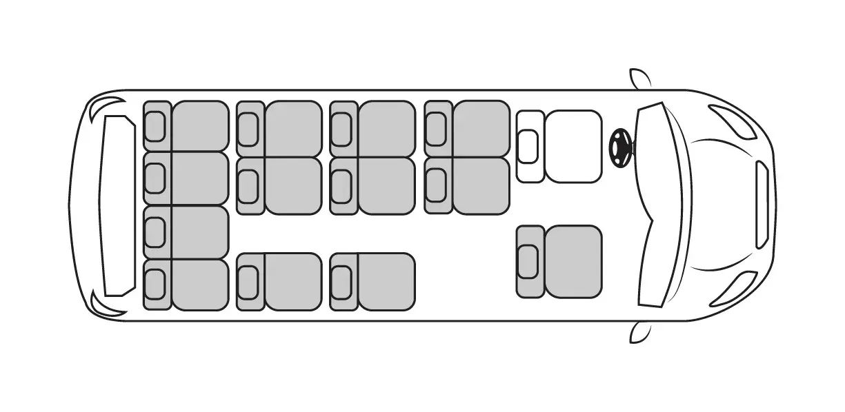 mercedes 13-seat sprinter transfer