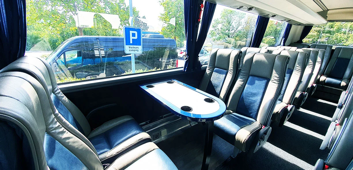 blue futura bus transfer